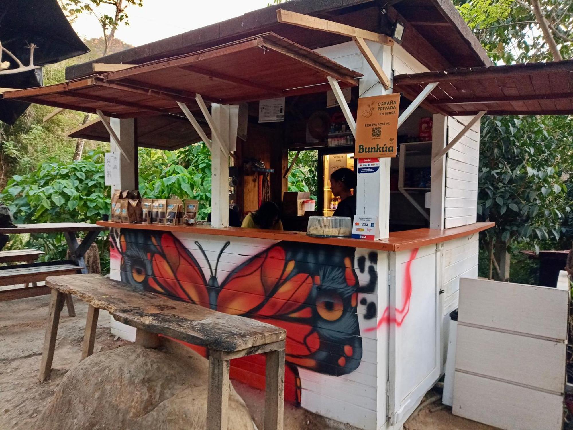 Hostal Las Mariposas Minca Exteriör bild