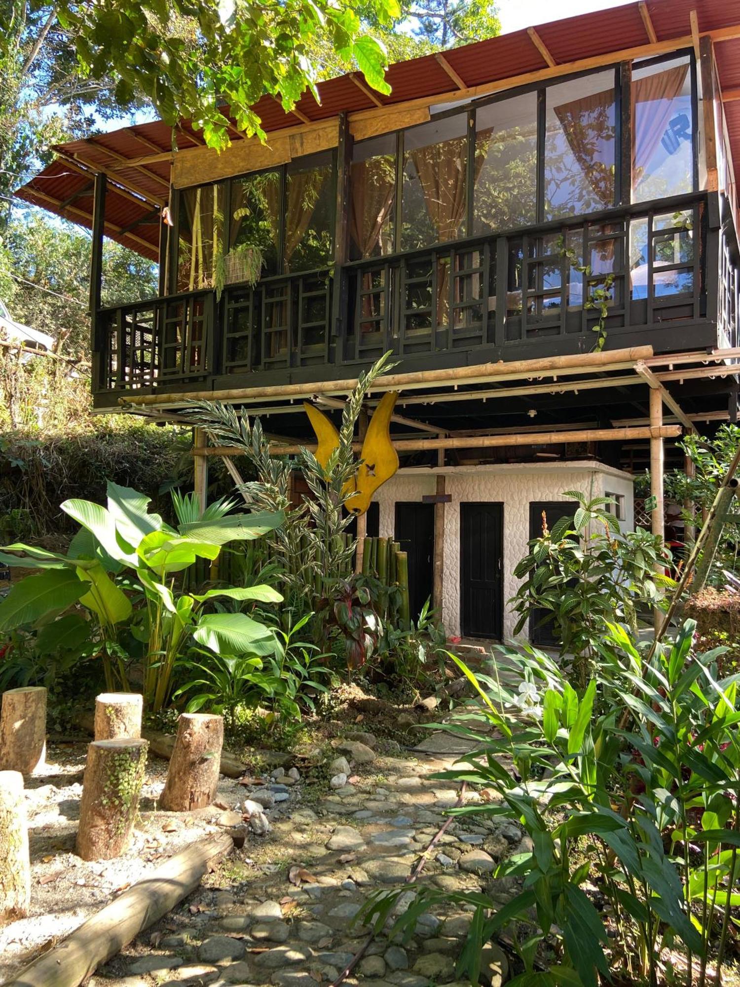 Hostal Las Mariposas Minca Exteriör bild